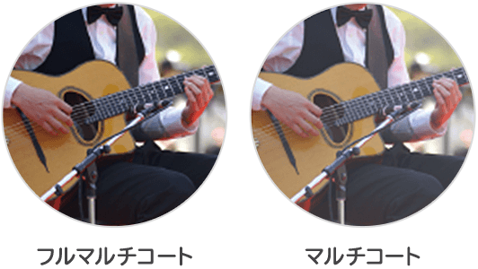 フルマルチコートとマルチコート