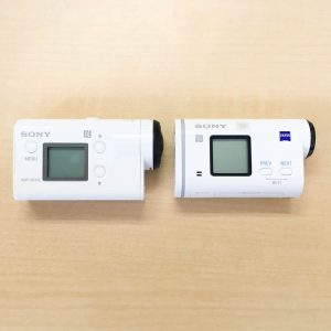 HDR-AS300とAS200 液晶
