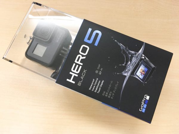 GoPro HERO5 Black 化粧箱表面