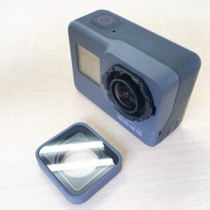GoPro HERO5 Black Super Suit レンズカバー外した状態