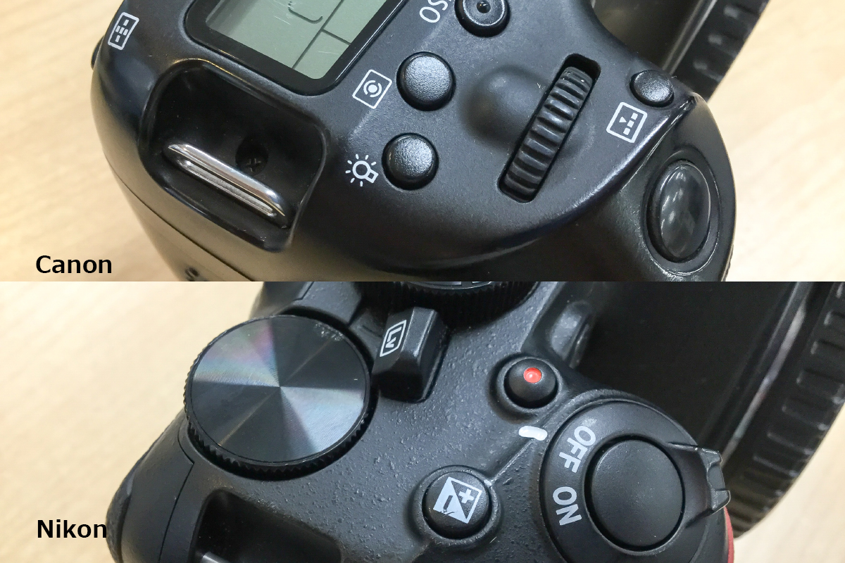 Canon Nikon 操作性