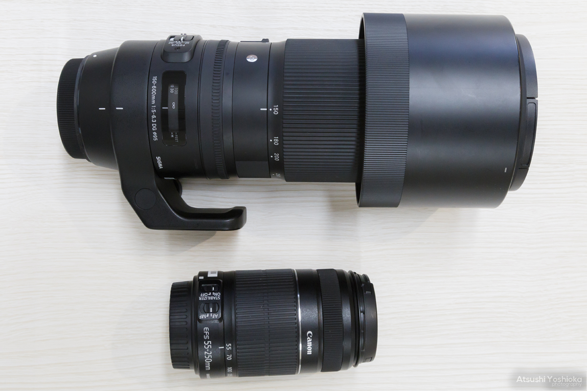 SIGMA 150-600mm EF 55-250mm