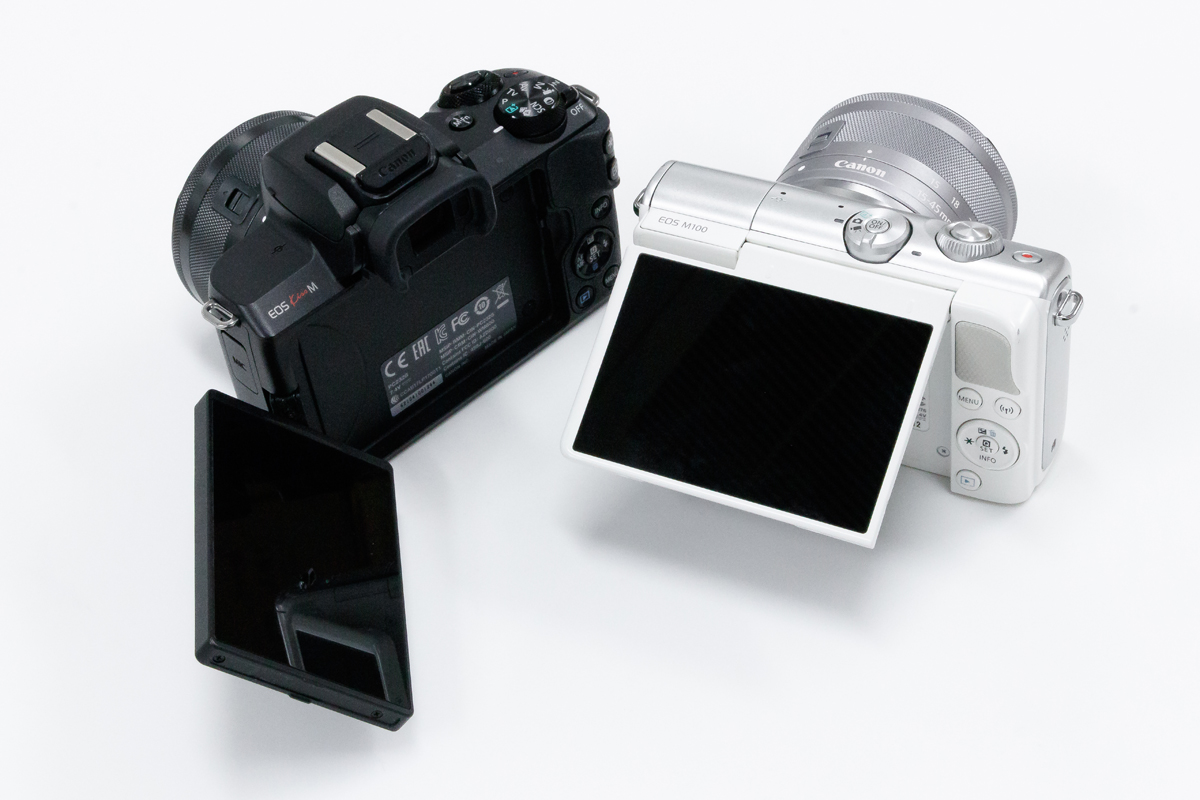 キヤノン「EOS Kiss M」と「EOS M100」を徹底比較!最新入門 キヤノン「EOS Kiss M」と「EOS M100」を徹底比較!最新入門