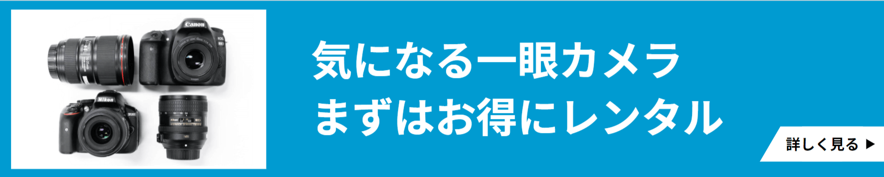 一眼レフ レンタル