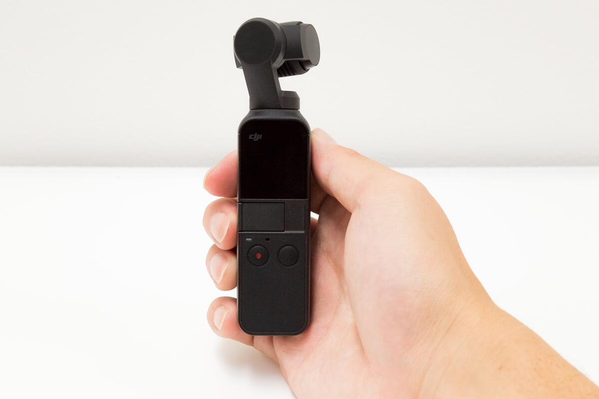 DJI OSMO POCKET 片手撮影