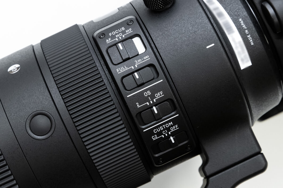 SIGMA 70-200mm F2.8 DG OS HSM 手ブレ補正機構
