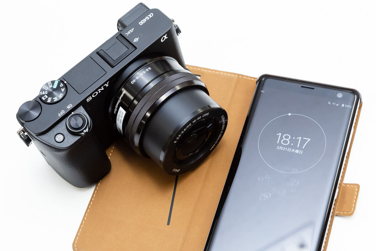 SONY α6400 Bluetooth接続