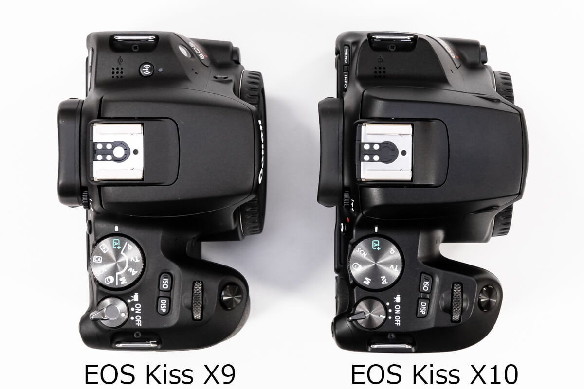 EOS Kiss X10 X9 大きさ