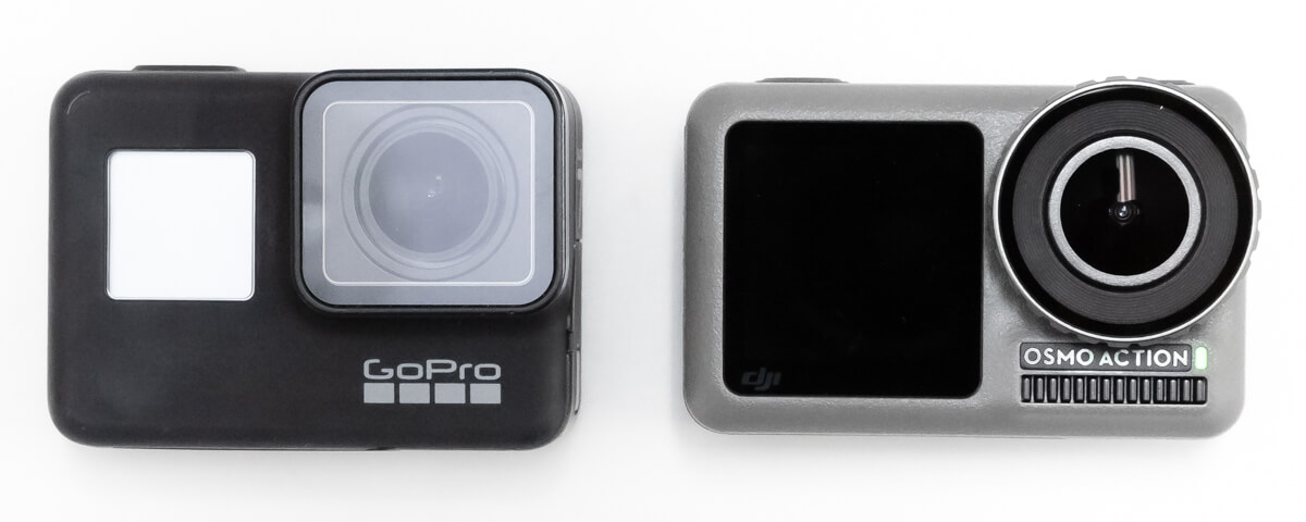 Osmo Action GoPro 大きさ 比較