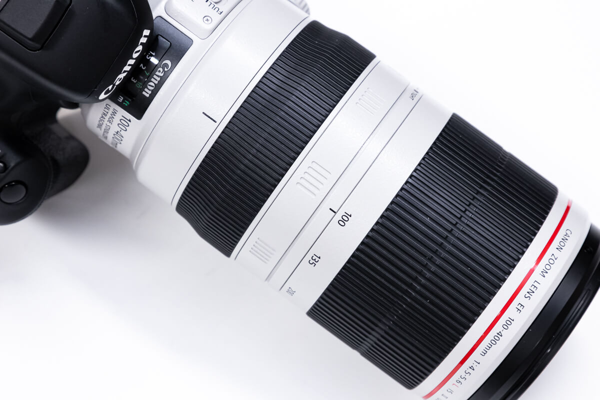 EF100-400mm F4.5-5.6L IS II USM 白レンズ