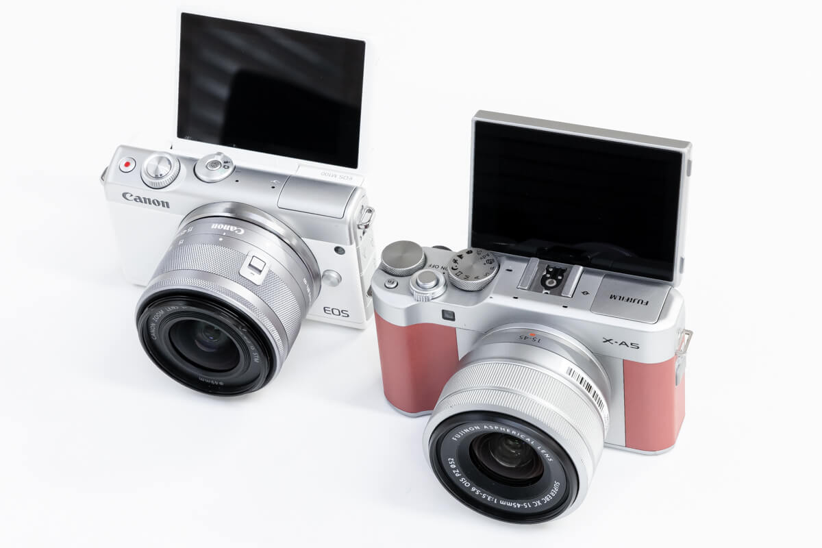 Canon EOS M100 FUJIFILM X-A5 チルト式液晶