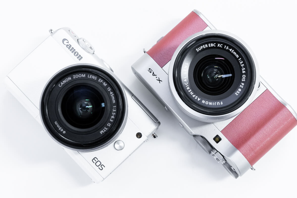 Canon EOS M100 FUJIFILM X-A5 比較