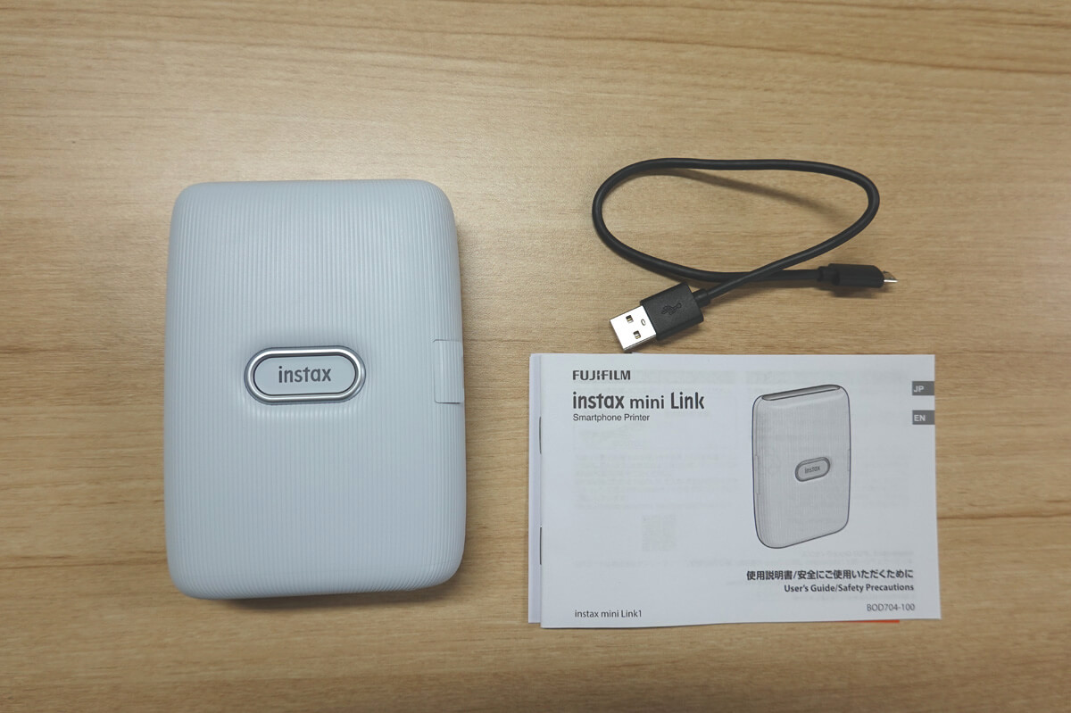 スマホ写真を簡単プリント「チェキ instax mini Link」使用