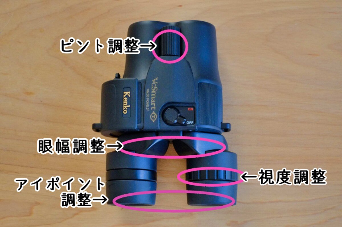 VC smart 防振双眼鏡レビュー 使い方