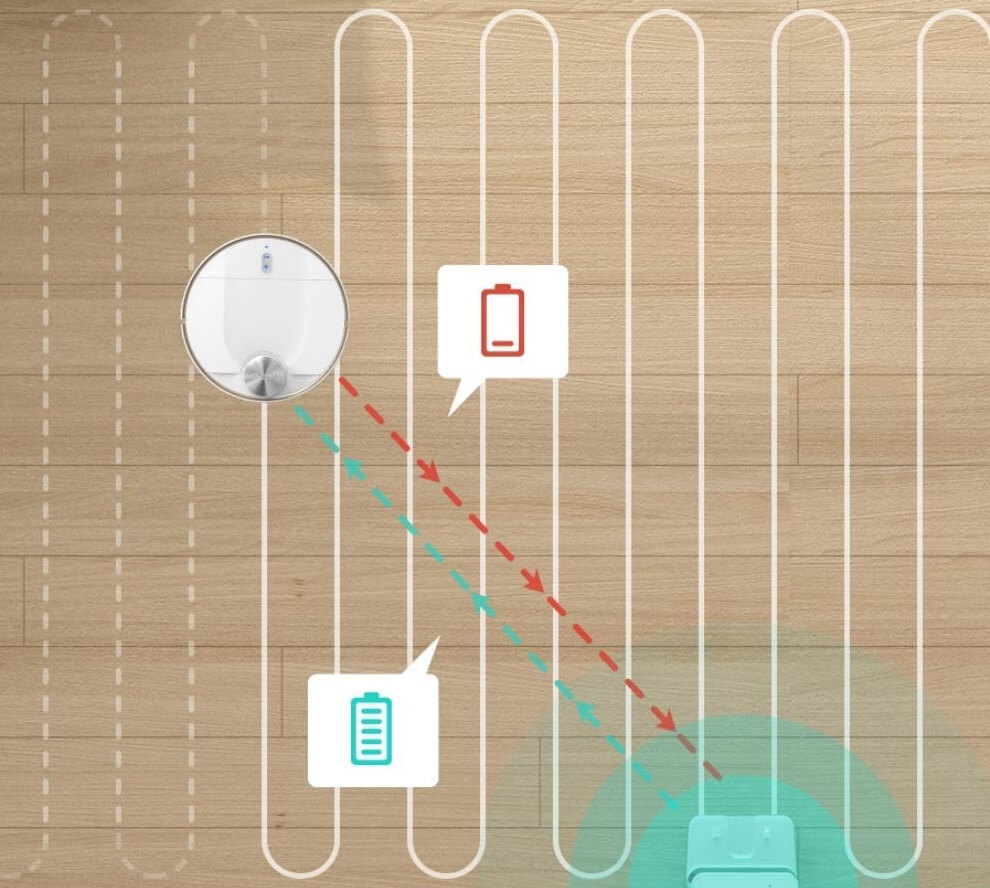 Anker Eufy RoboVac L70 Hybridの6つの魅力 4. 最大2.5時間連続稼働＆自動充電・自動再開も