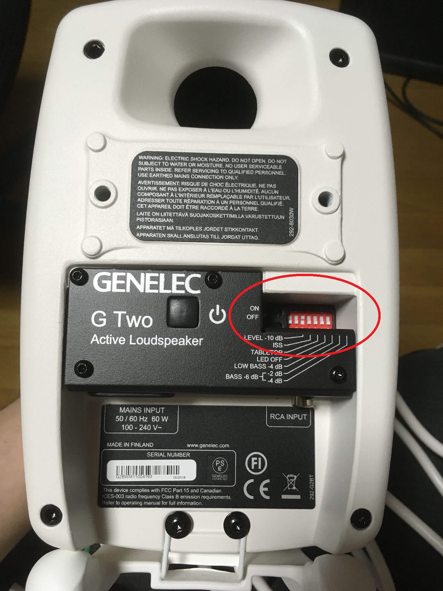 G Two トーンコントールスイッチ