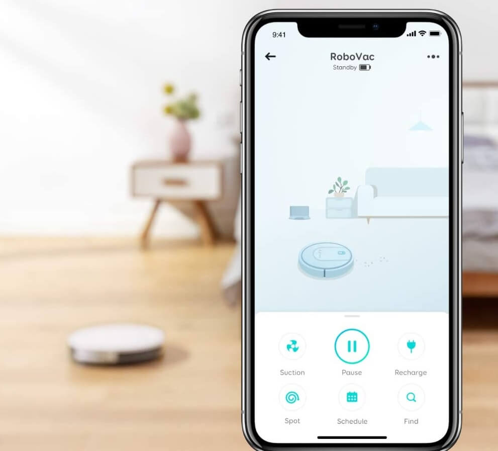 Anker Eufy RoboVac G10 Hybridの5つの特長 3. スマホ連携でスケジュール設定可能