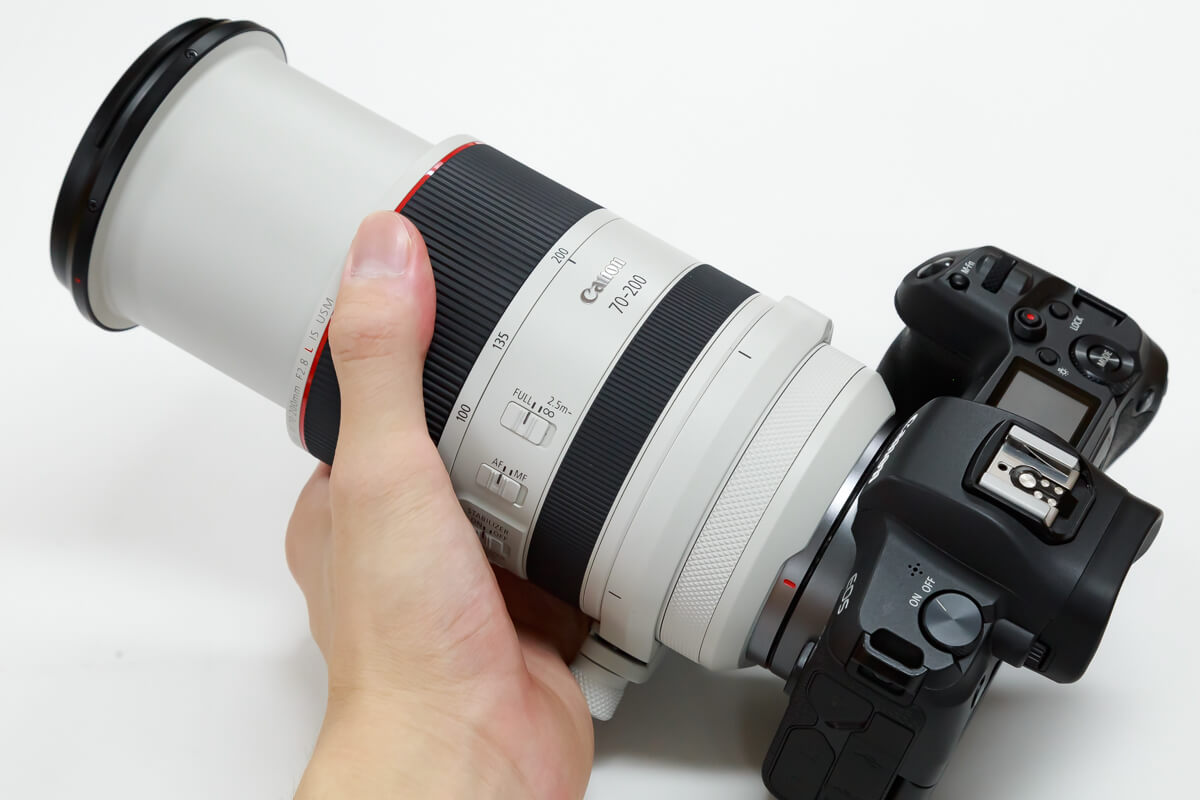 RF70-200mm F2.8 L IS USM 前玉フォーカス