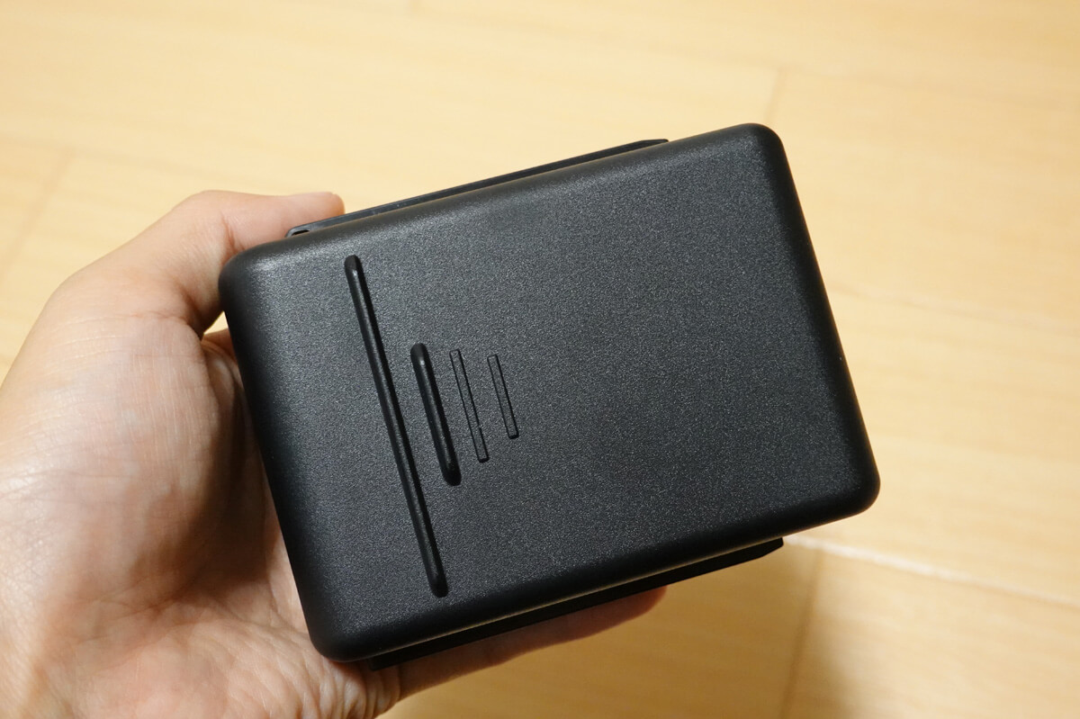 「RACTIVE Air EC-VR3S」開封＆使用レビュー バッテリーを充電