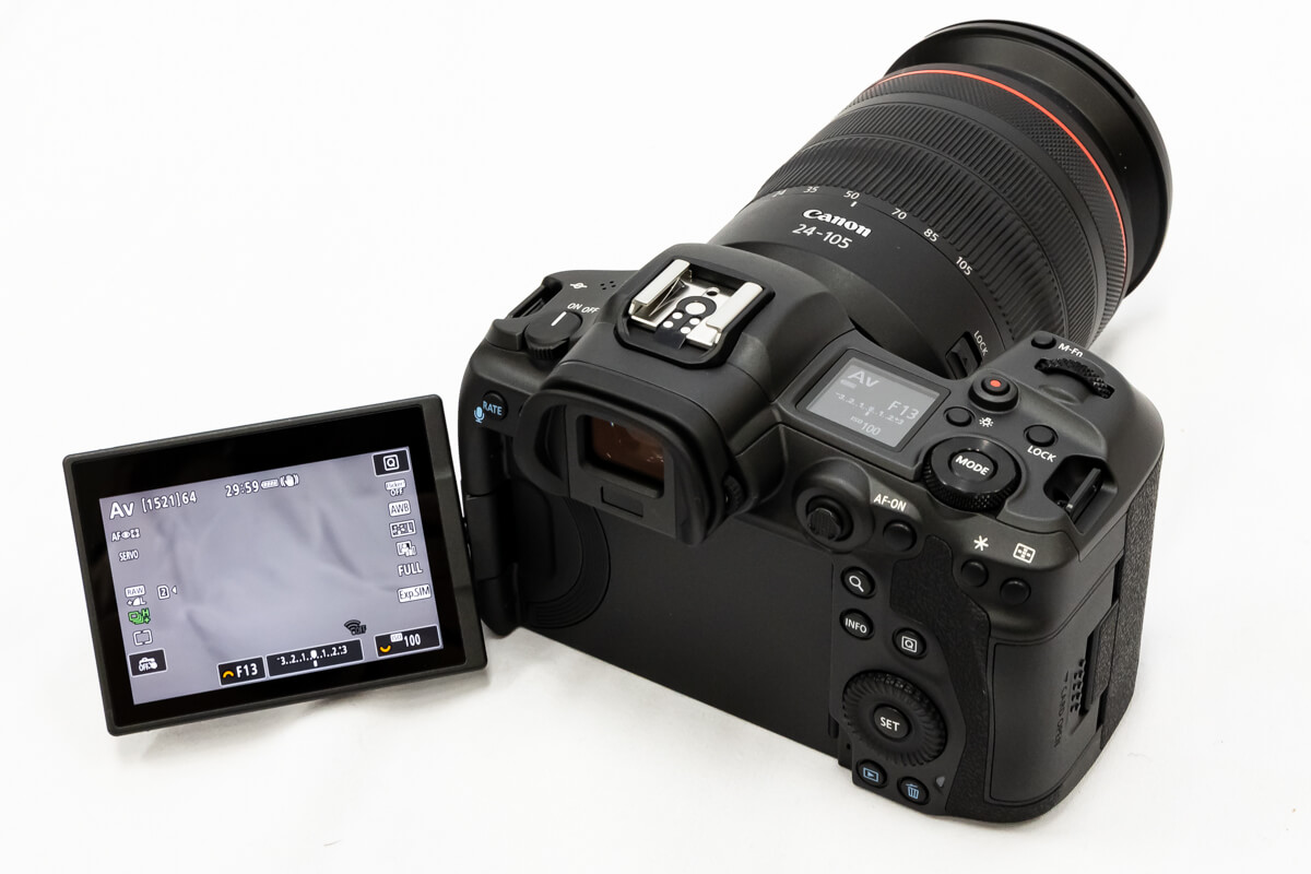 EOS R5 タッチパネル液晶
