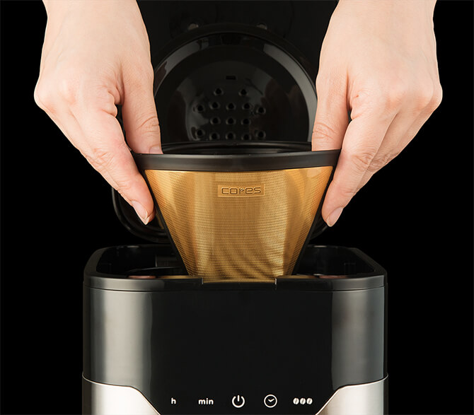 Russell Hobbs GRAN Drip 8cupのCoresゴールドフィルター