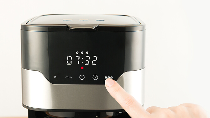 Russell Hobbs GRAN Drip 8cupのタッチパネル