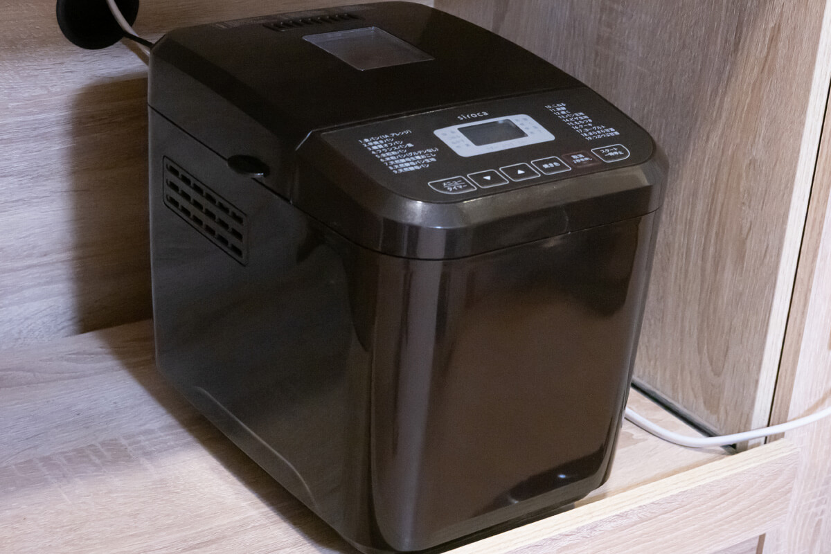 シロカ「おうちベーカリーSB-1D151」外観レビュー ホームベーカリー本体
