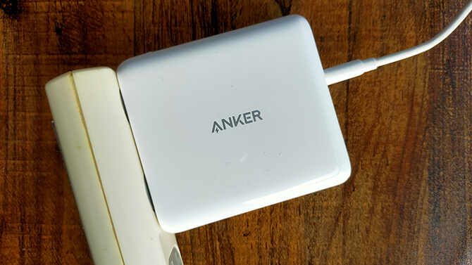 Anker PowerCore III Fusion 5000を急速充電器として使う