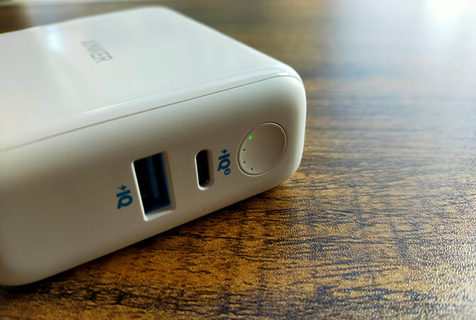 Anker PowerCore III Fusion 5000の低電流モード