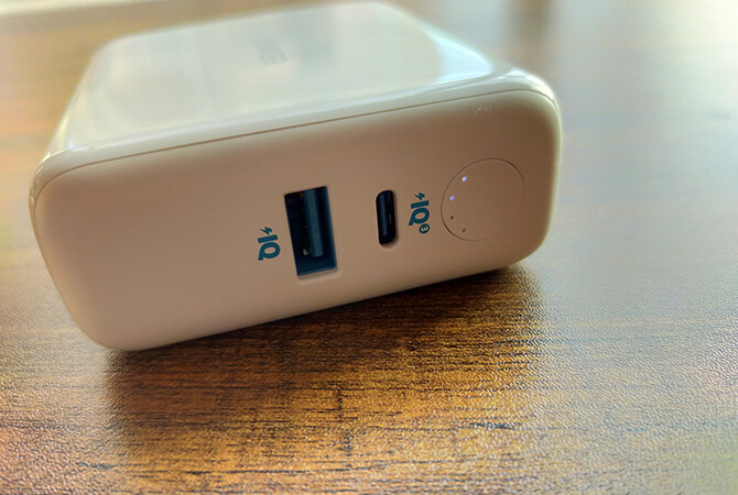 Anker PowerCore III Fusion 5000の出力チェック
