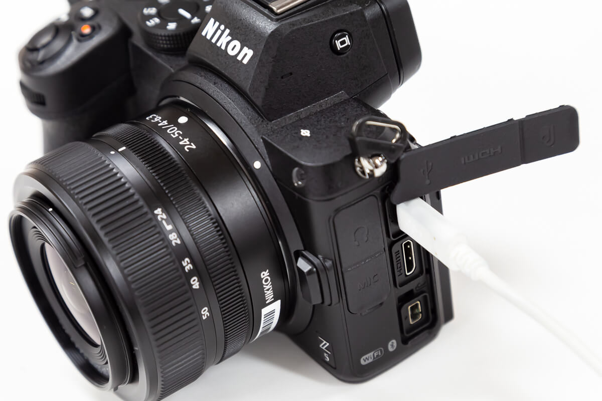 Nikon Z5 USB給電