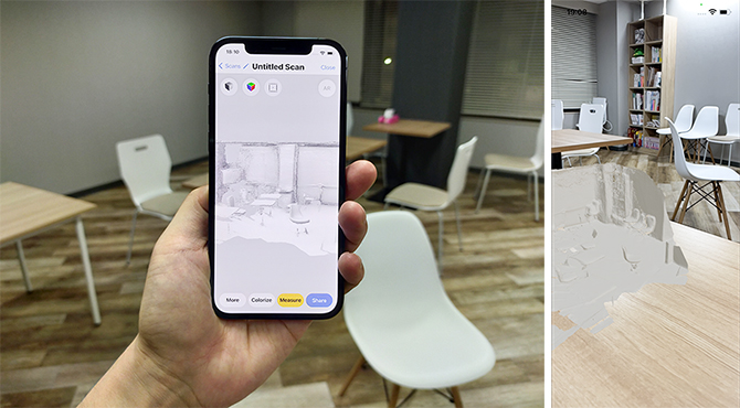 iPhone 12 ProのLiDARスキャナを使った3DとAR