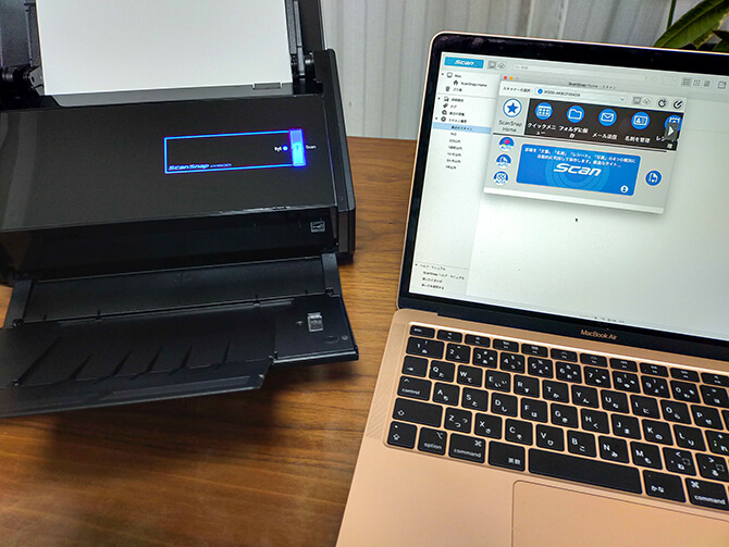 ScanSnap FI-IX500AはWi-Fi接続可能