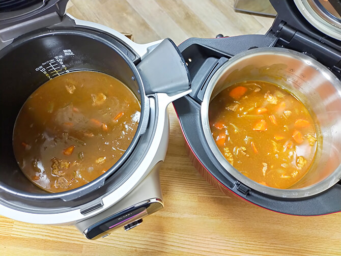 ホットクックとクックフォーミー エクスプレスの違い