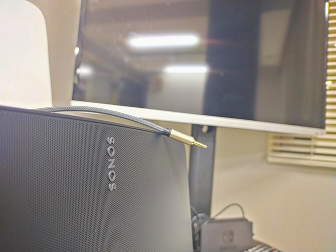 Sonosはテレビのヘッドホン出力には非対応