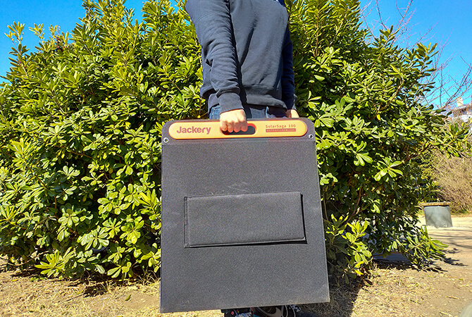 Jackery のソーラーパネル100実機レビュー