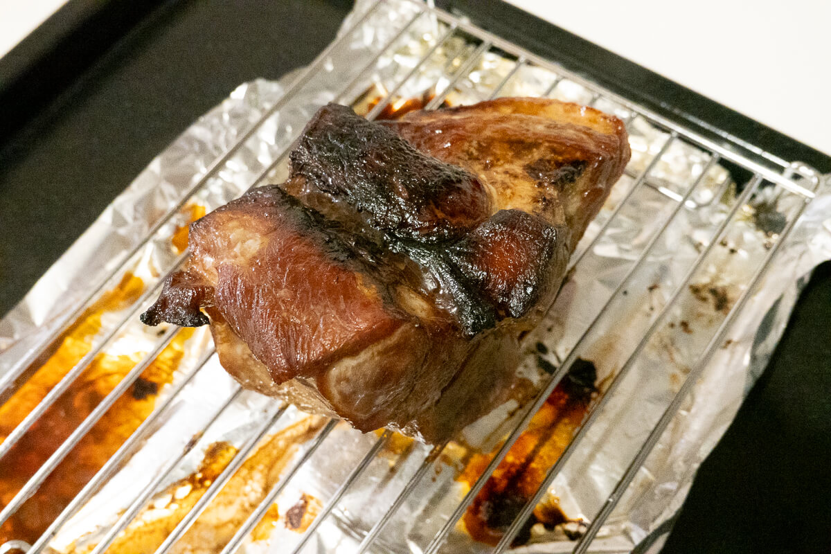 SHARP ヘルシオ AX-XA10 を使って実際に調理 ヘルシオ AX-XA10で作った料理 ローストポーク（あぶり豊潤焼き）
