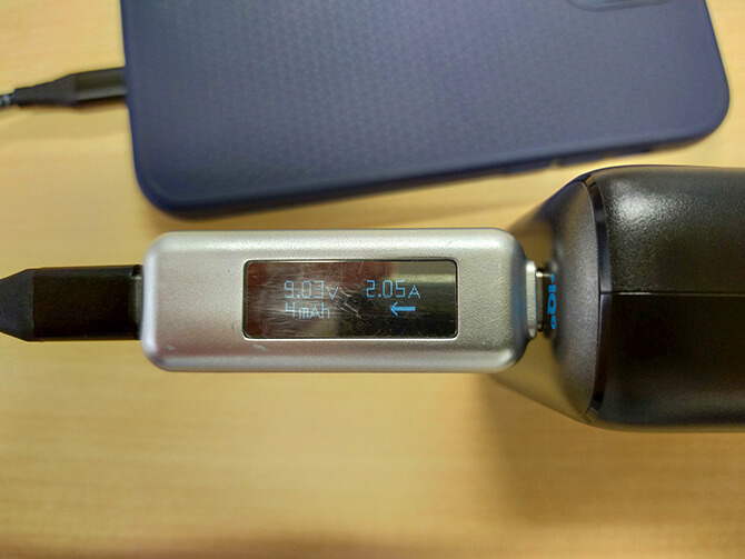 Anker PowerCore Fusion 10000のUSB-C出力