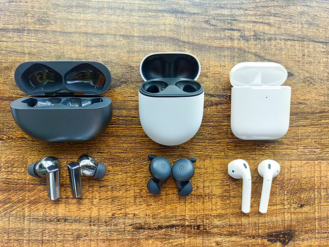 Google Pixel Budsは軽くてコンパクト