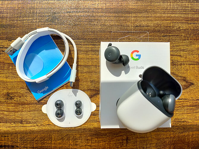 Google Pixel Budsのセット内容