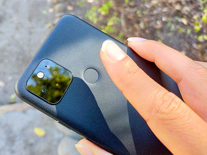 Google Pixel 5のロック認証