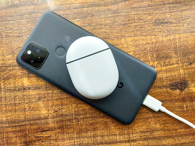 Google Pixel 5のバッテリーシェア(パススルー充電)