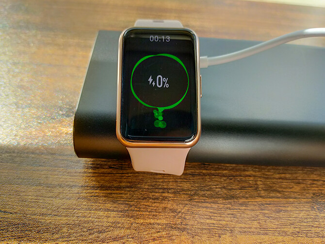 HUAWEI WATCH FITのバッテリー