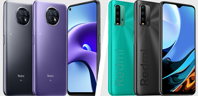 Xiaomi Redmi Note 9TとRedmi 9Tを比較