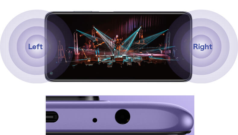 Xiaomi Redmi Note 9Tのスピーカー