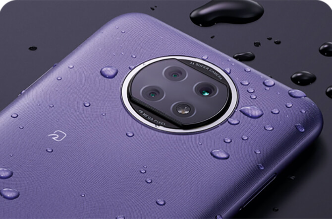 Xiaomi Redmi Note 9Tの防滴性能