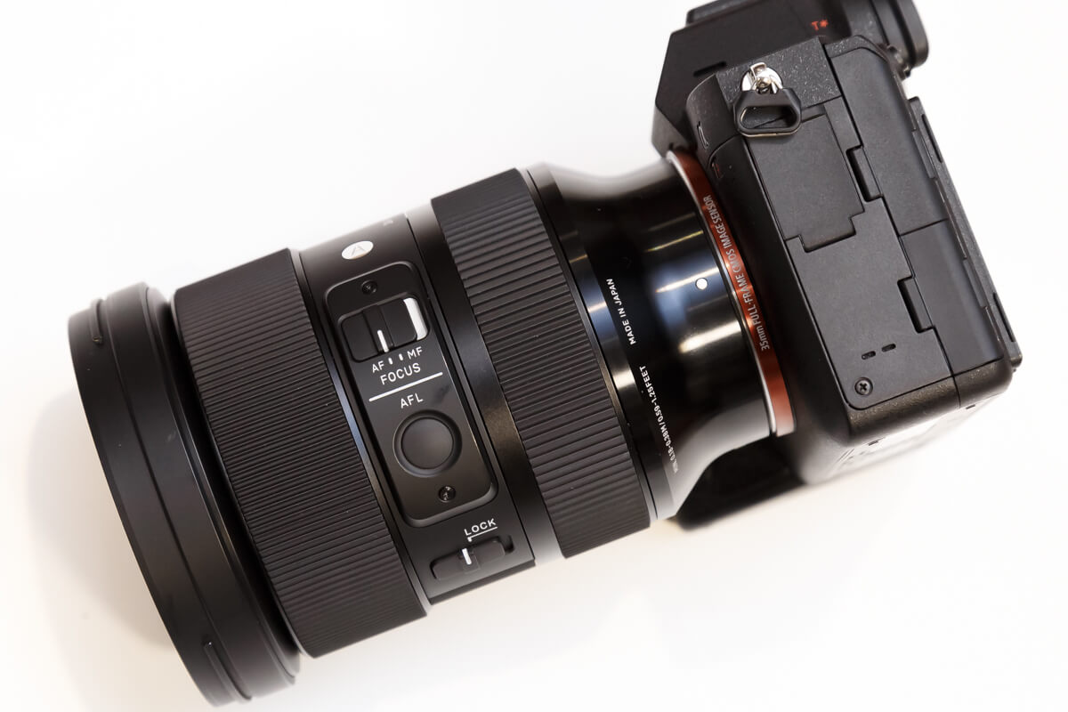 SIGMA 24-70mm F2.8 DG DN AFLボタン