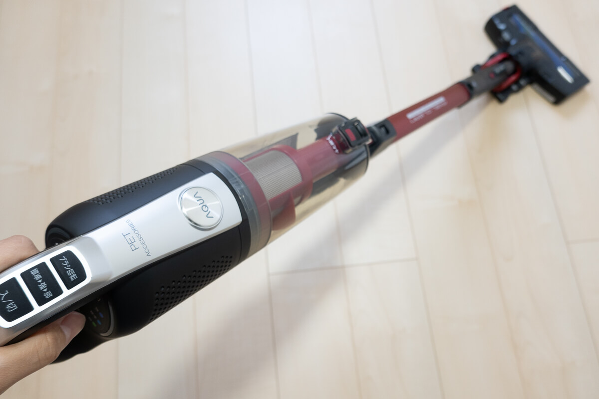 AQUA AQC-HF500を使って感じた魅力と注意点 ○ 毛が本当によくとれた