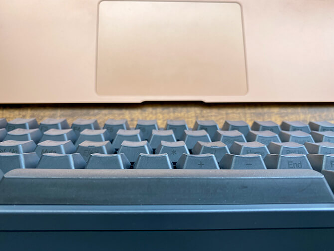 HHKB Professional HYBRID Type-Sのキーピッチ