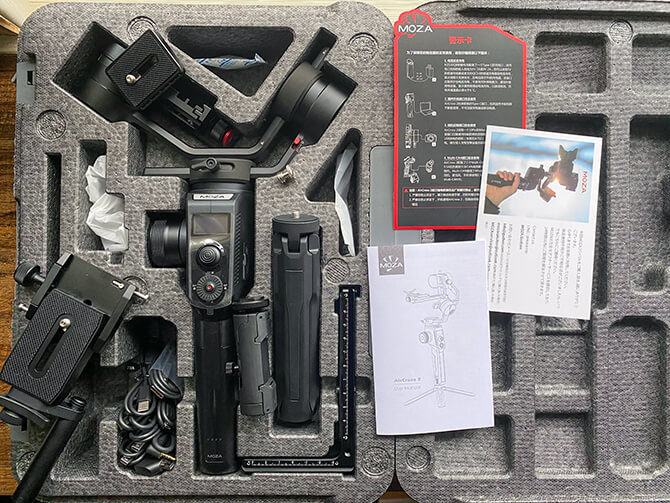 MOZA AirCross 2のセット内容